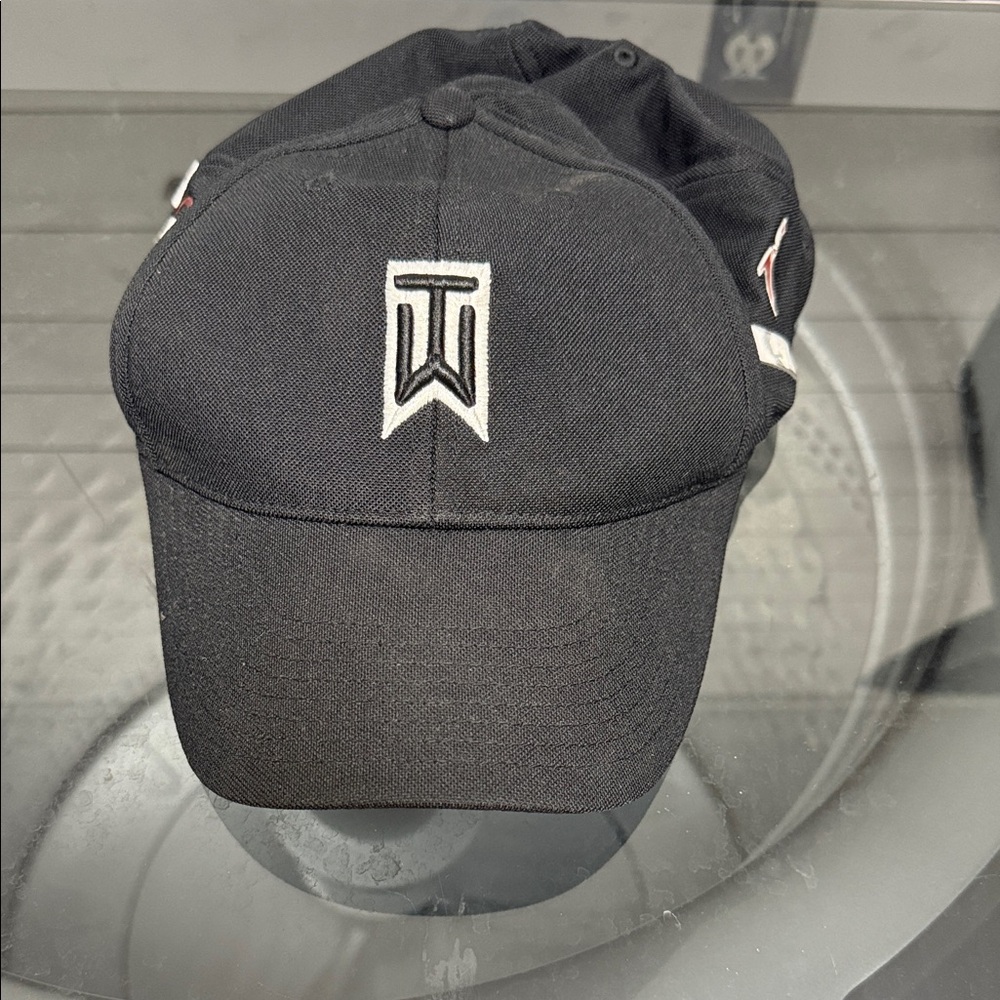 Nike Black Cap with White Logo